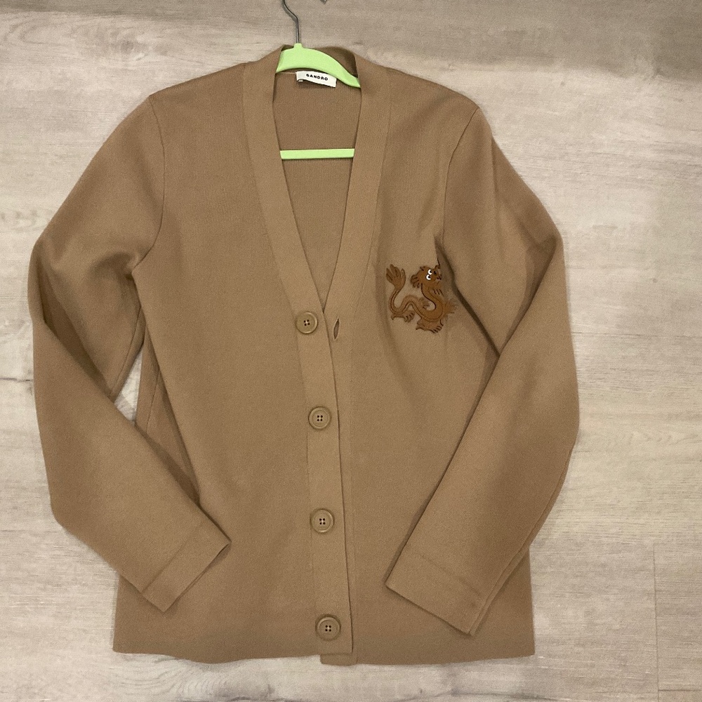 Sandro years of Dragon limited edition cardigan